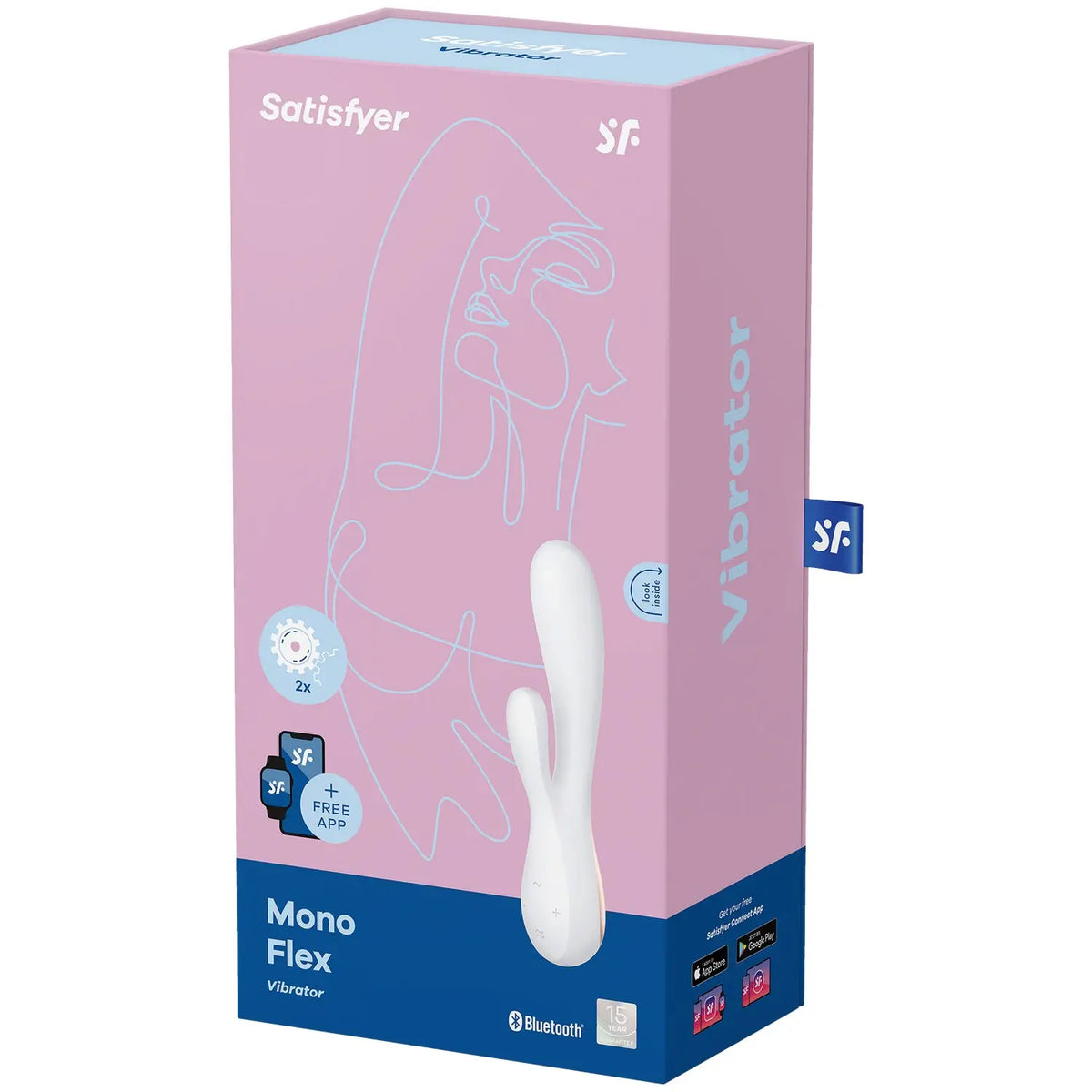 Satisfyer Mono Flex G-Spot Rabbit Vibrator with App Control