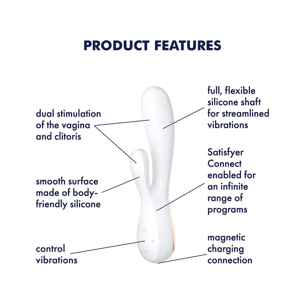 Satisfyer Mono Flex G-Spot Rabbit Vibrator with App Control