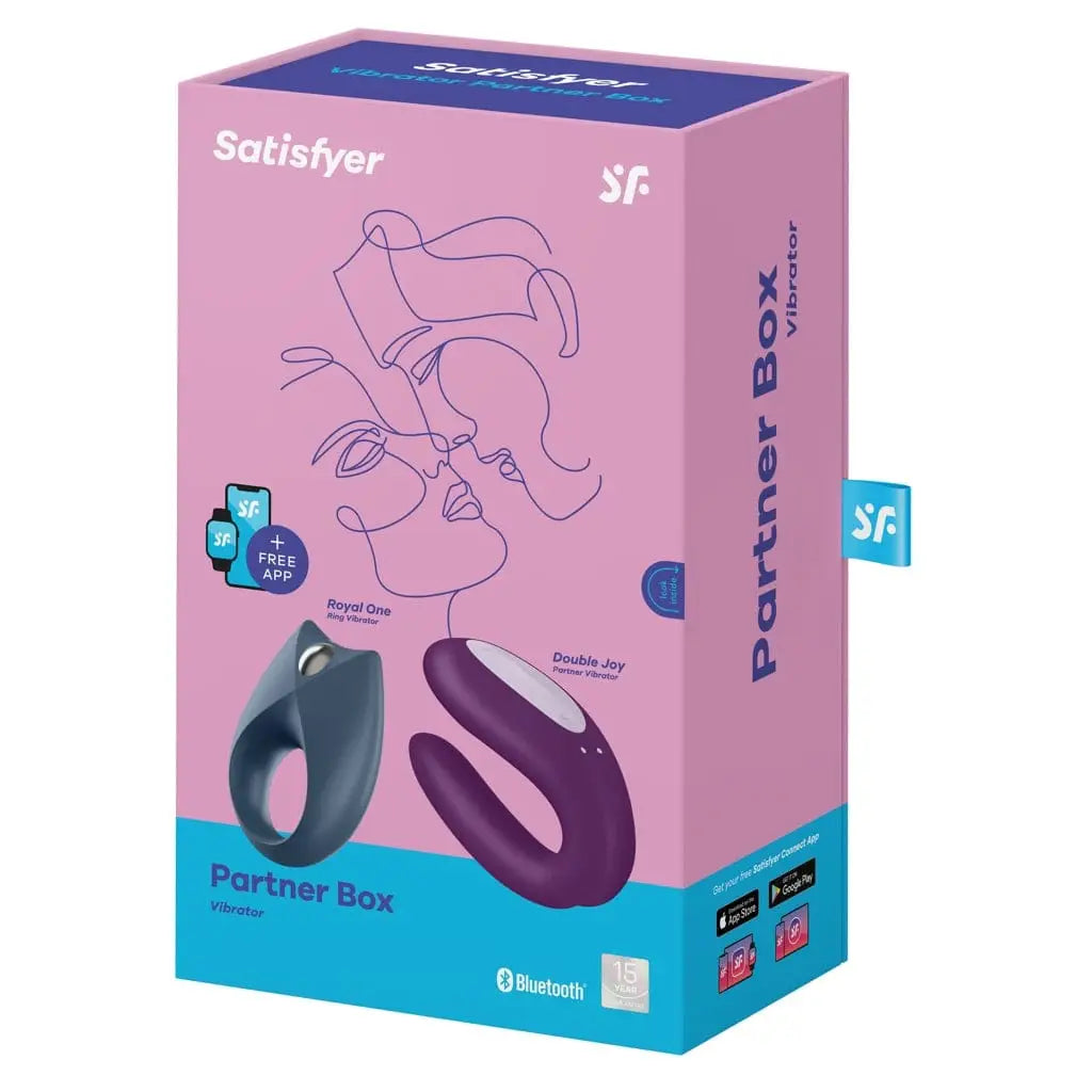 Satisfyer Partner Box 2 Smart Vibe Set - Double Joy Plus Royal One - Rolik®