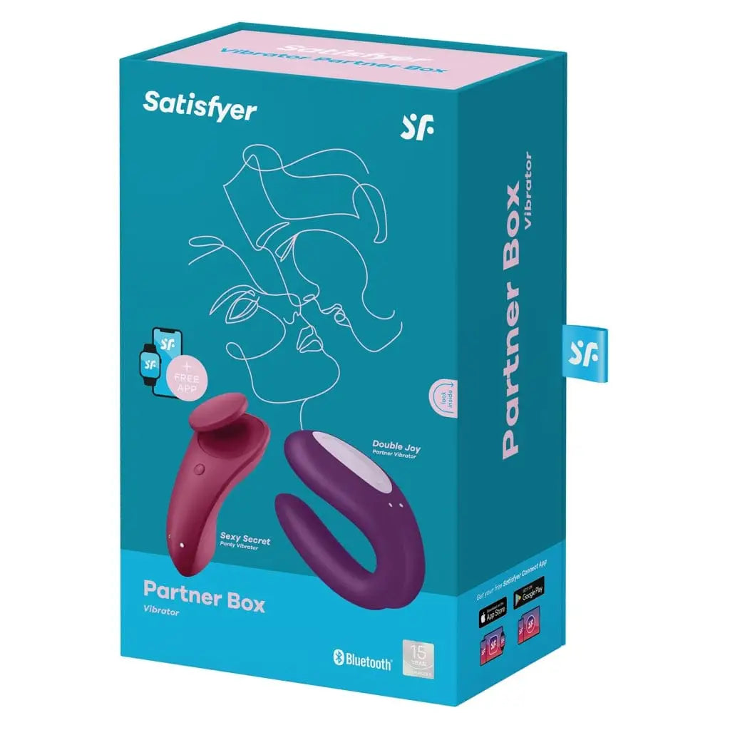 Satisfyer Partner Box Set 1 - Sexy Secret Plus Double Joy - Rolik®