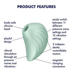 Satisfyer Pearl Diver Air Pulse Stimulator & Vibrator - Rolik®