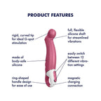 Satisfyer Petting Hippo G-Spot Vibrator - 12 Vibration Modes Red