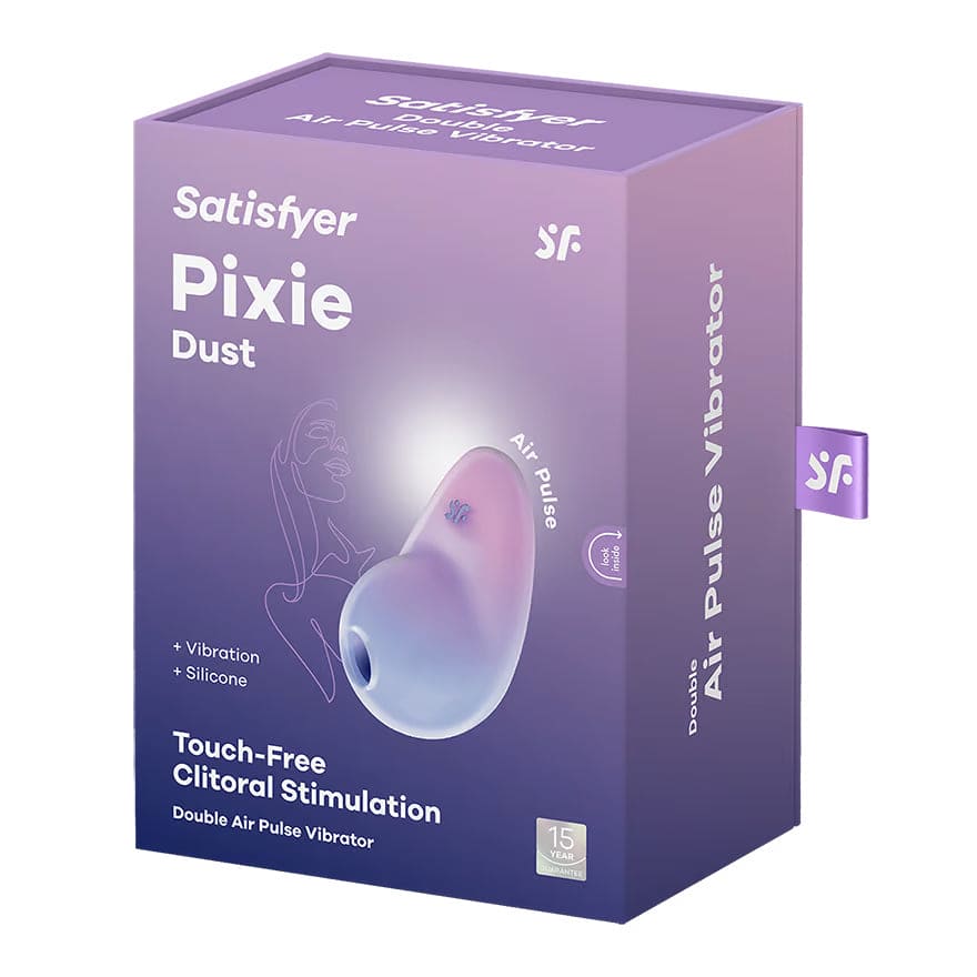 Satisfyer Pixie Dust Double Air Pulse Vibrator Violet - Rolik®