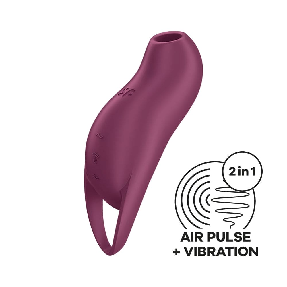 Satisfyer Pocket Pro 1 Air Pulse Vibrator Red - Rolik®