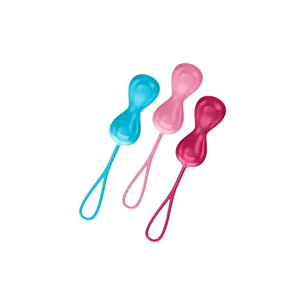 Multicolor Satisfyer Power Balls Kegel Training Set Vibrations Strengthen