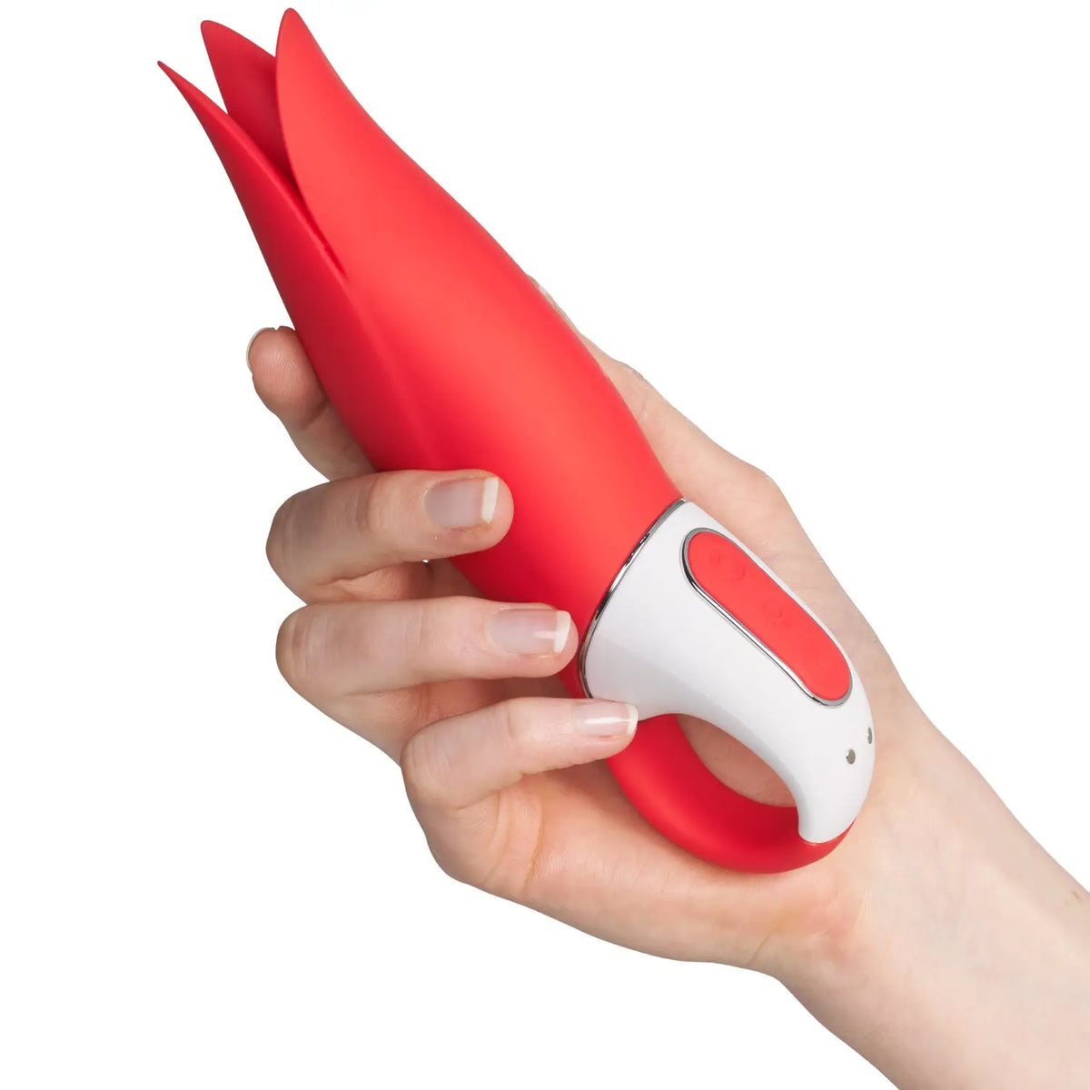 Satisfyer Power Flower Rechargeable G-Spot & Clitoral Vibrator Red