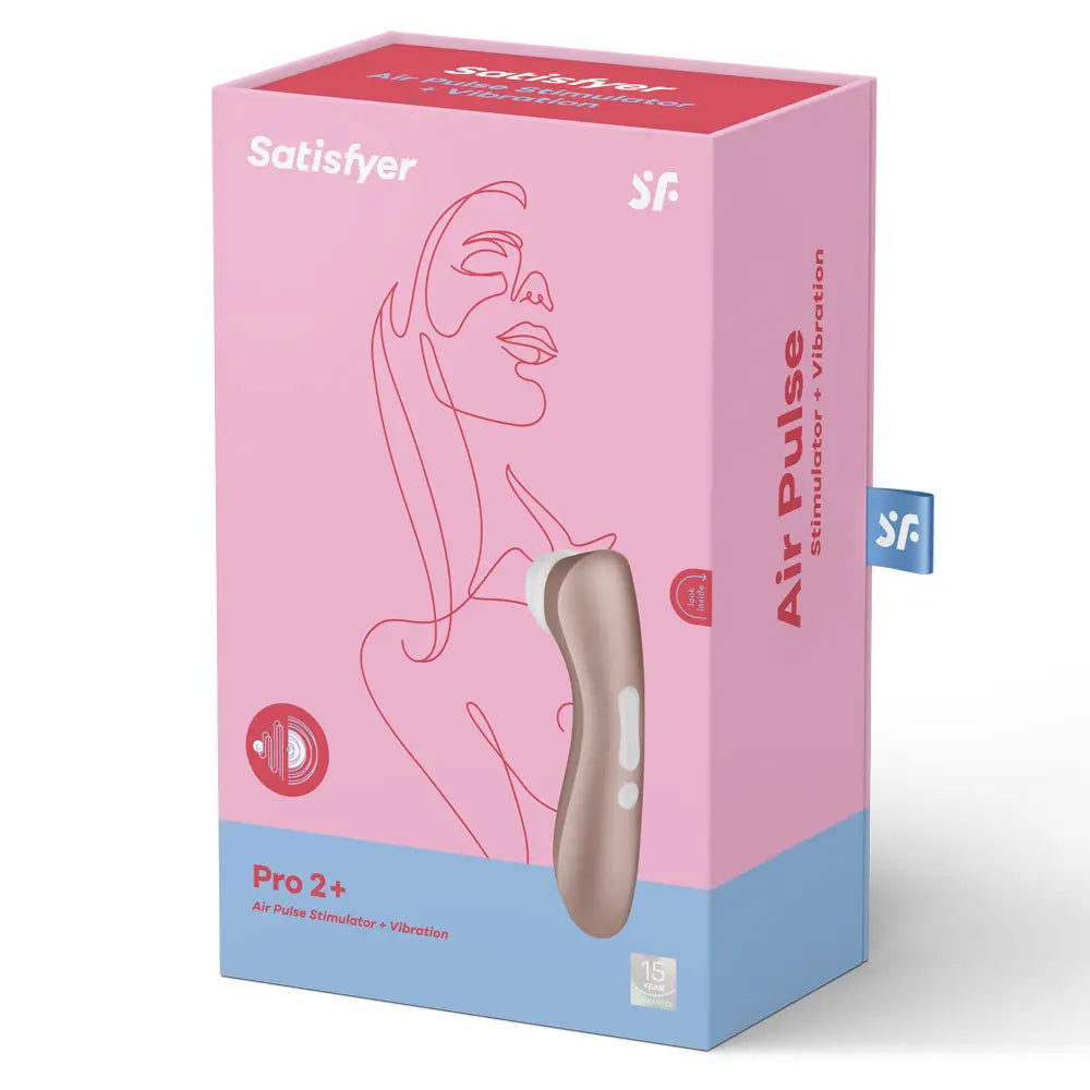Satisfyer Pro 2 + Air Pulse Stimulator & Vibrator - Rose Gold