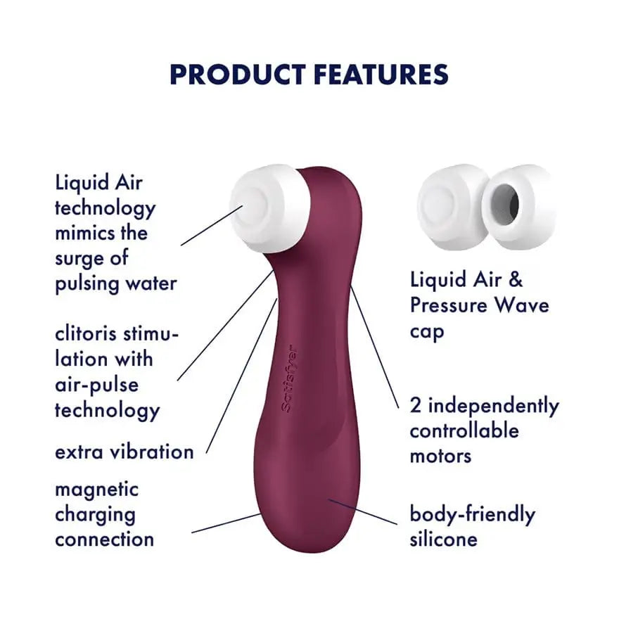 Satisfyer Pro 2 Generation 3 Double Air Pulse Smart Vibrator - Rolik®