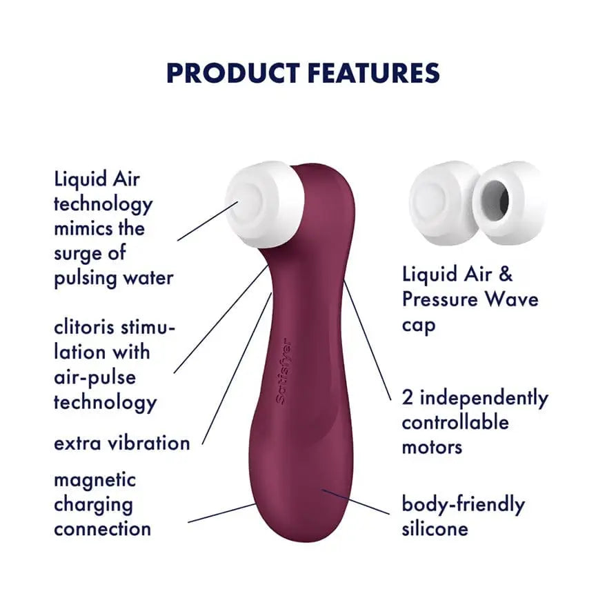 Satisfyer Pro 2 Generation 3 Double Air Pulse Smart Vibrator - Rolik®