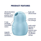 Satisfyer Pro To Go 1 Double Air Pulse Vibrator - Rolik®