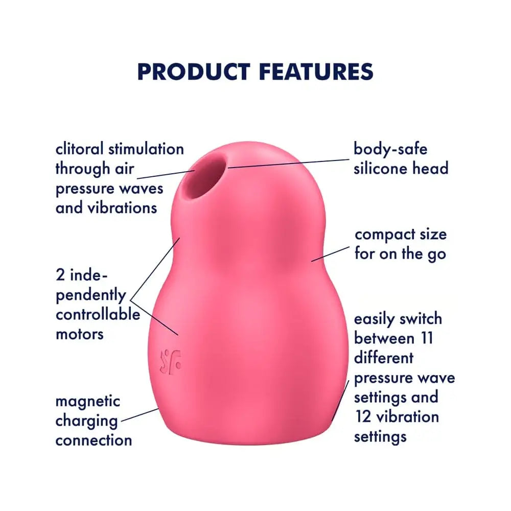 Satisfyer Pro To Go 1 Double Air Pulse Vibrator - Rolik®