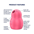 Satisfyer Pro To Go 1 Double Air Pulse Vibrator - Rolik®