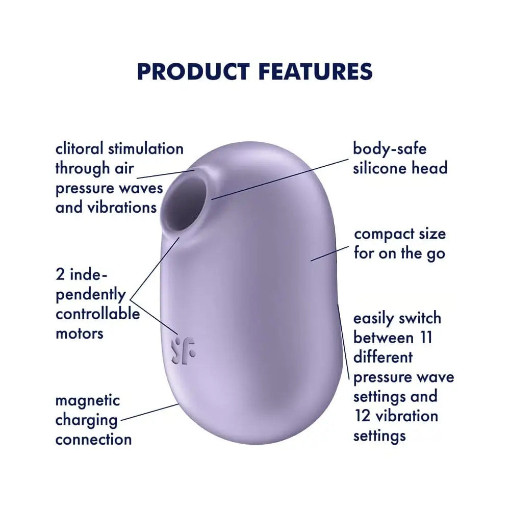 Satisfyer Pro To Go 2 Double Air Pulse Vibrator - Rolik®