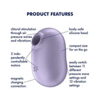 Satisfyer Pro To Go 2 Double Air Pulse Vibrator - Rolik®