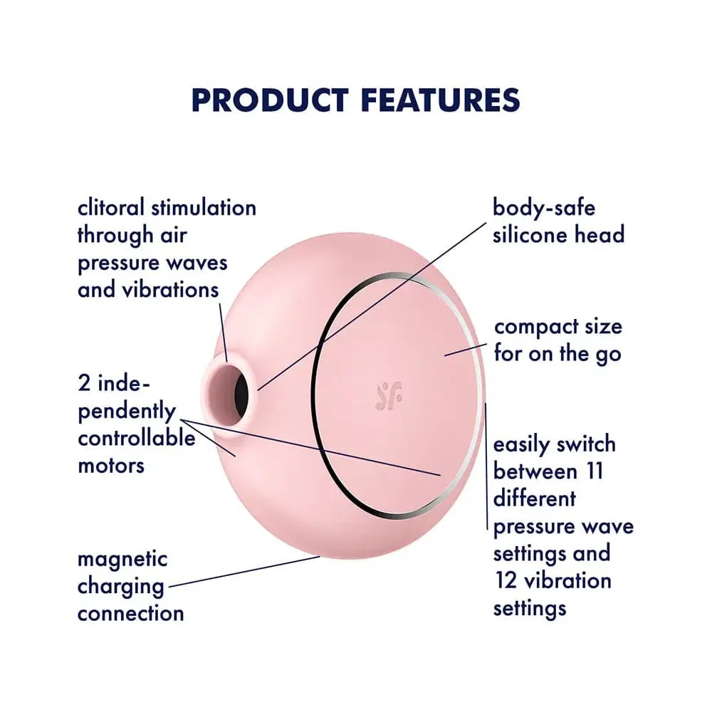 Satisfyer Pro To Go 3 Air Pulse Stimulator & Vibrator - Rolik®