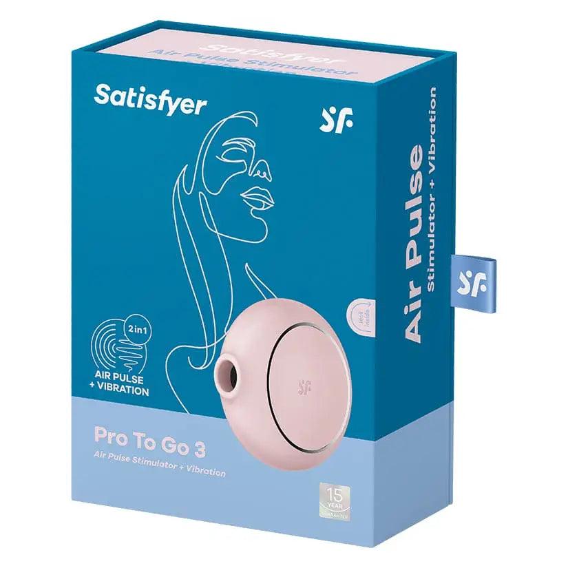 Satisfyer Pro To Go 3 Air Pulse Stimulator & Vibrator - Rolik®