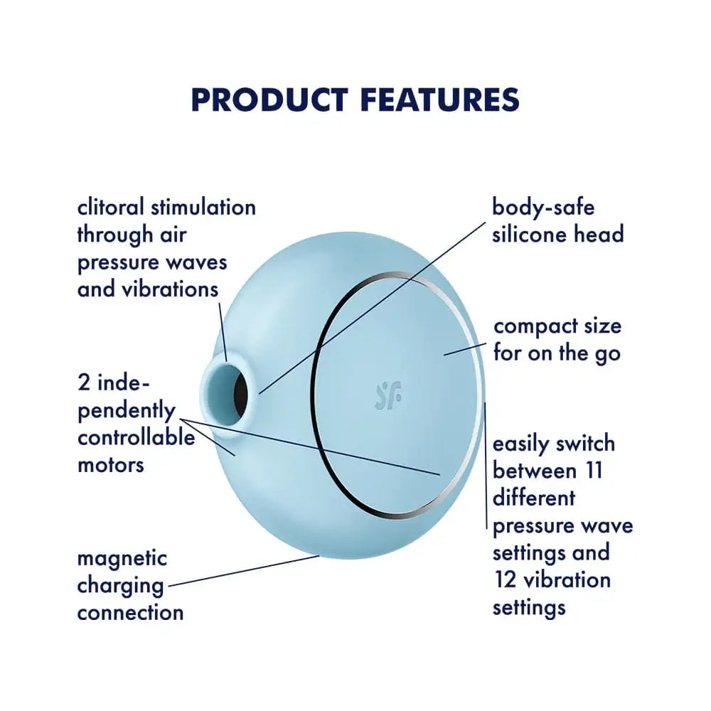 Satisfyer Pro To Go 3 Air Pulse Stimulator & Vibrator - Rolik®