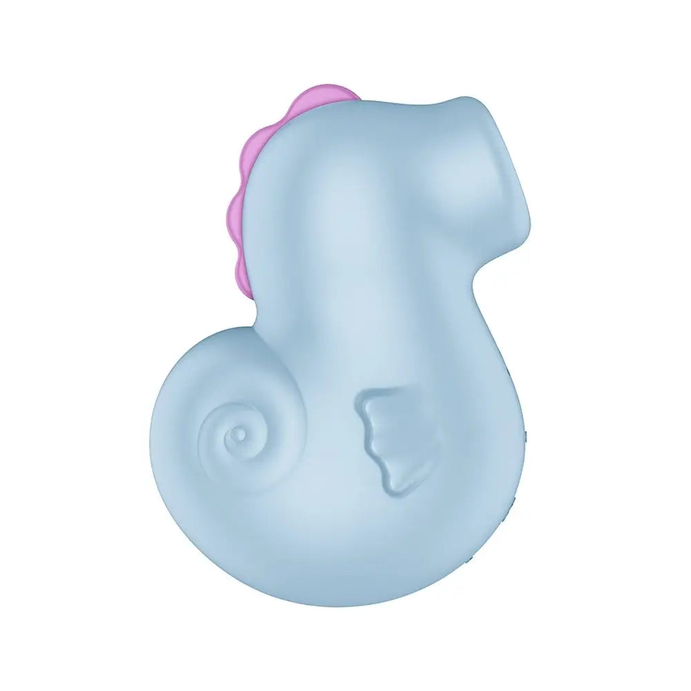 Satisfyer Sea Pony Air Pulse Clitoral Vibrator - Dual Motor Suction Toy Light Blue