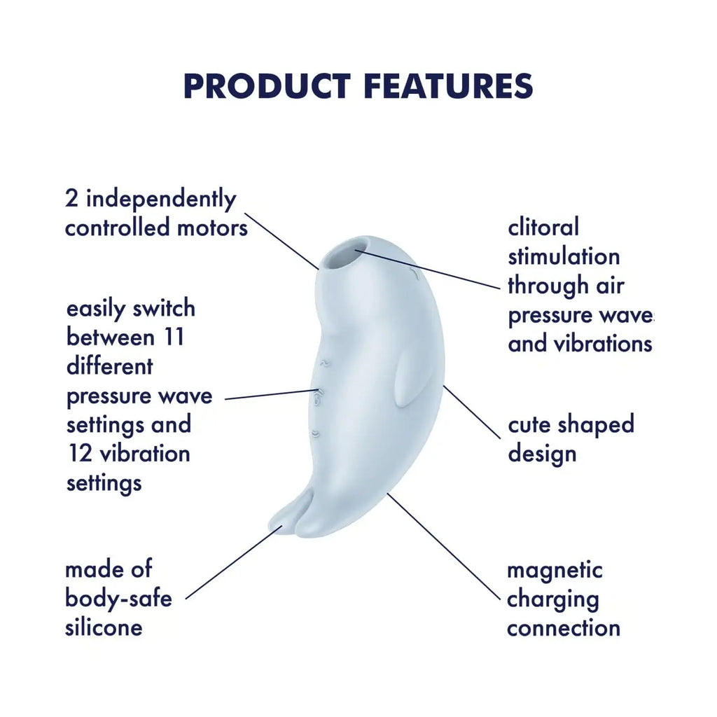 Satisfyer Seal You Soon Double Air Pulse Vibrator - Rolik®