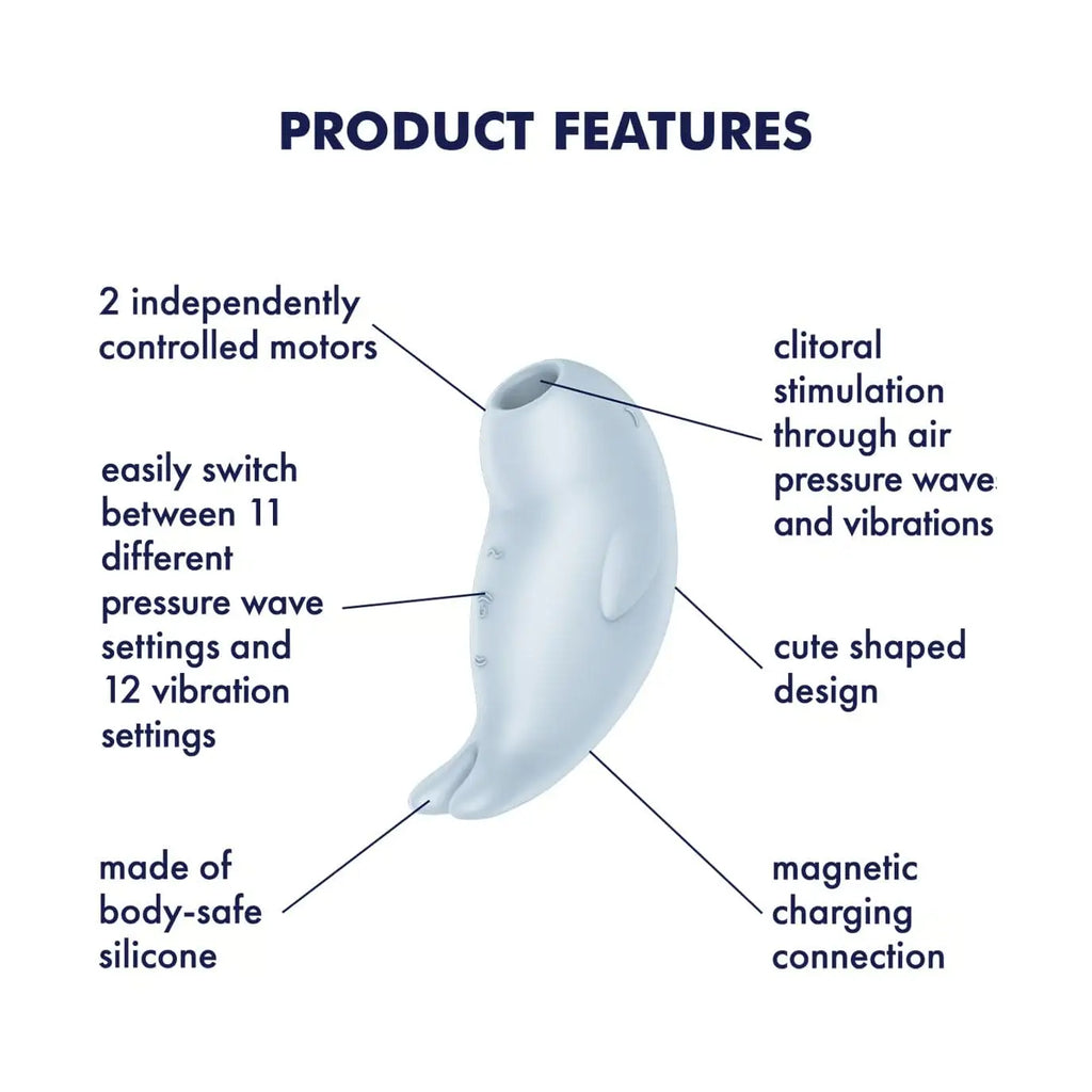 Satisfyer Seal You Soon Double Air Pulse Vibrator - Rolik®