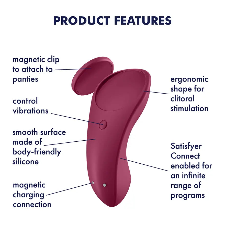 Satisfyer Sexy Secret Smart Panty Vibrator - Rolik®