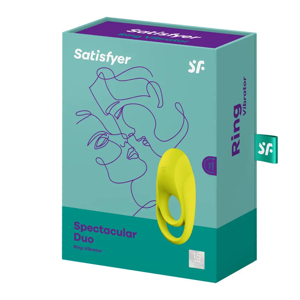 Satisfyer Spectacular Duo Vibrating C - Ring - Yellow - C-Ring