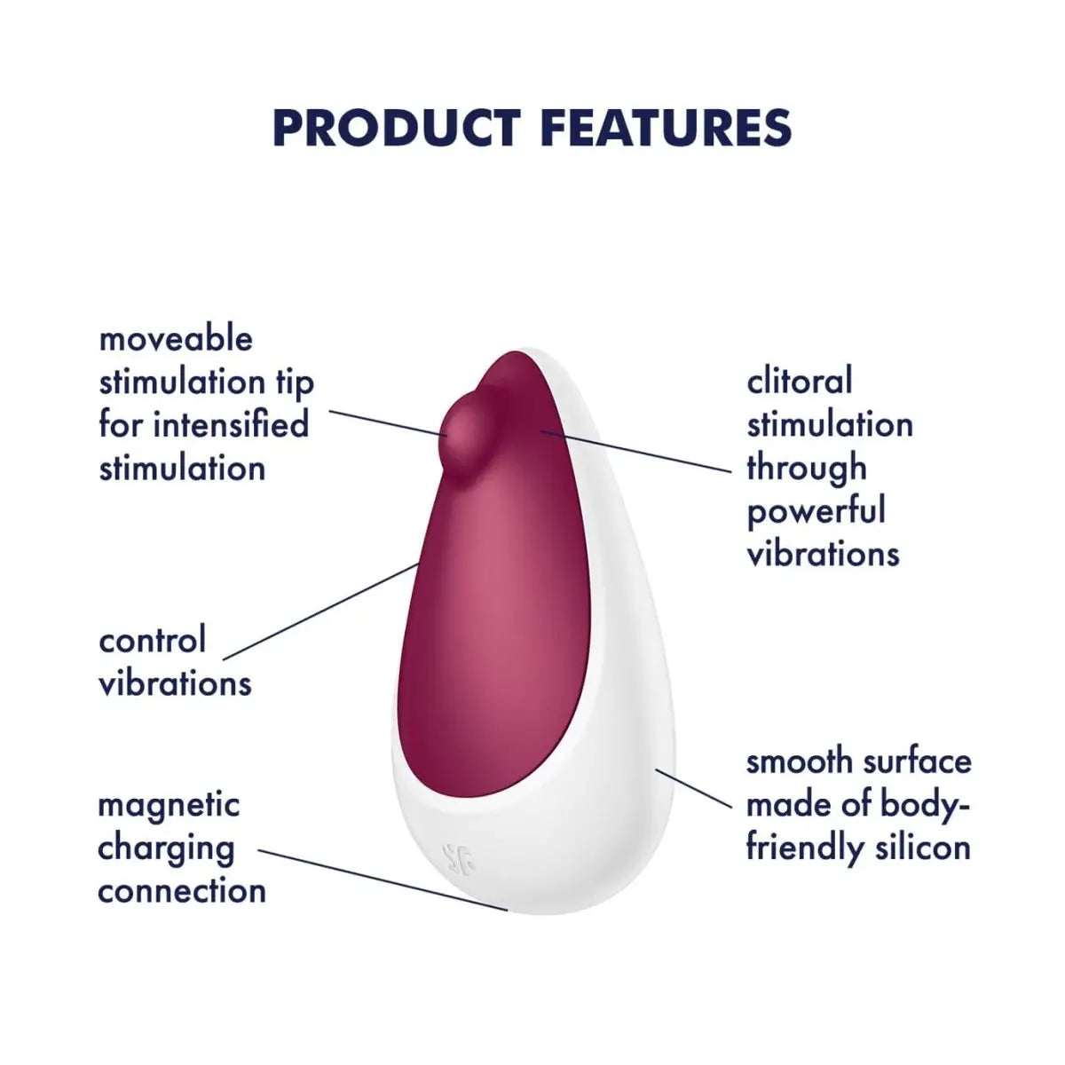 Satisfyer Spot On 3 Lay - on Vibrator - Rolik®