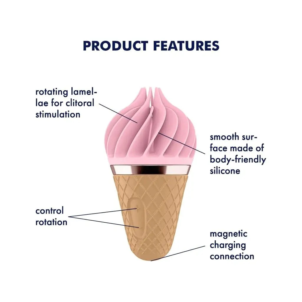 Satisfyer Sweet Treat Spinnator - Rotating Clitoral Vibrator