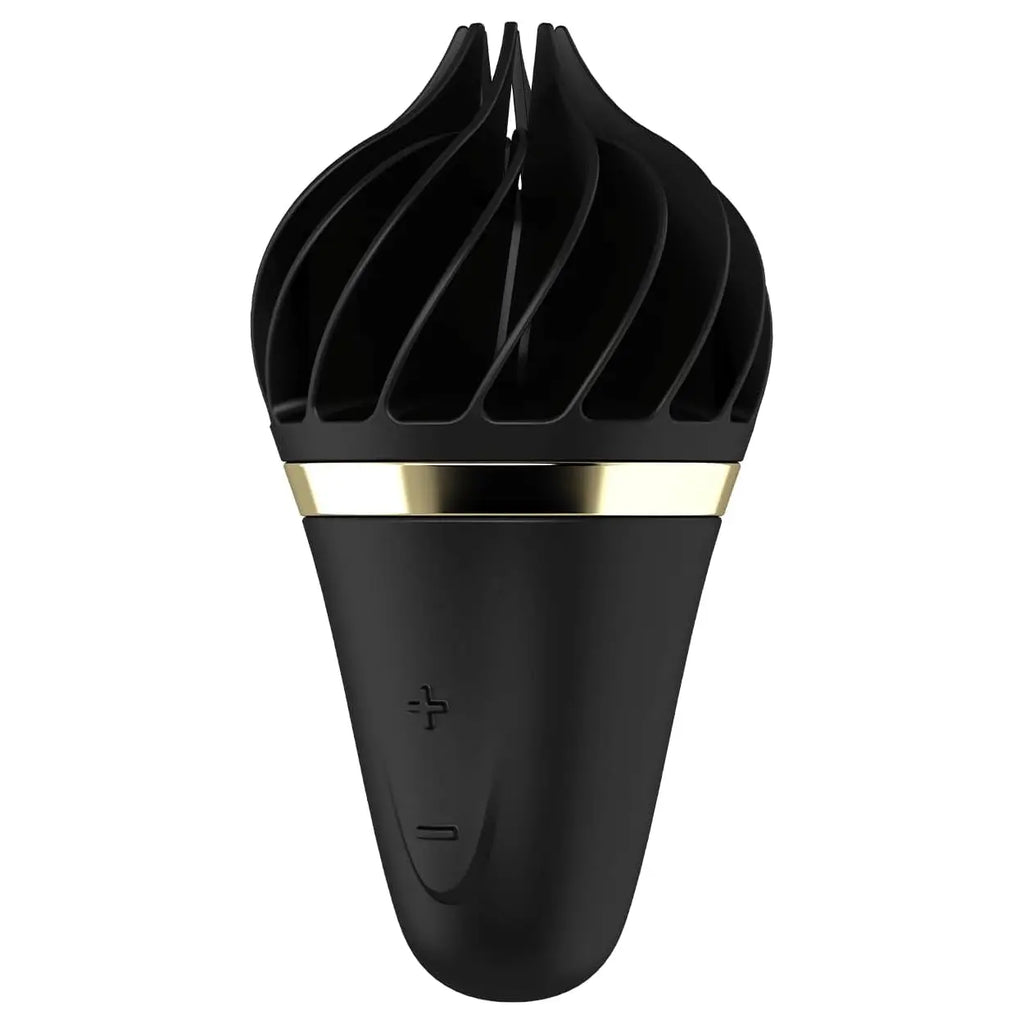 Satisfyer Sweet Treat Spinnator - Rotating Clitoral Vibrator Black