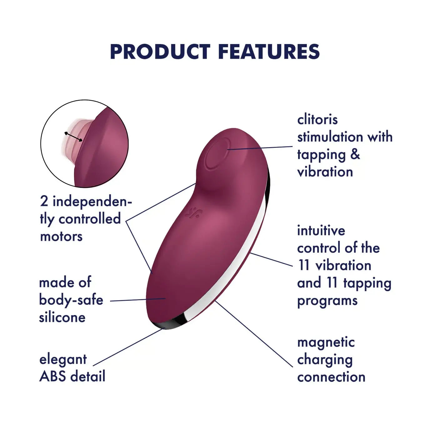 Tap & Climax 2 Tapping Lay - On Vibrator