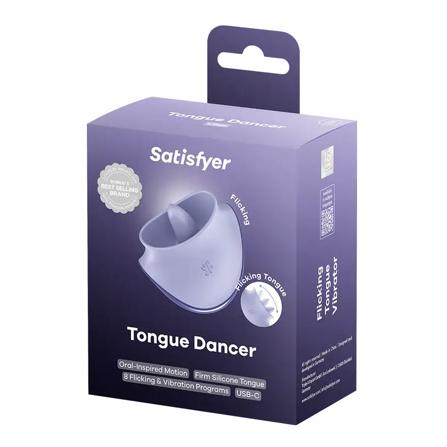Satisfyer Tongue Dancer Clitoral Vibrator Lilac