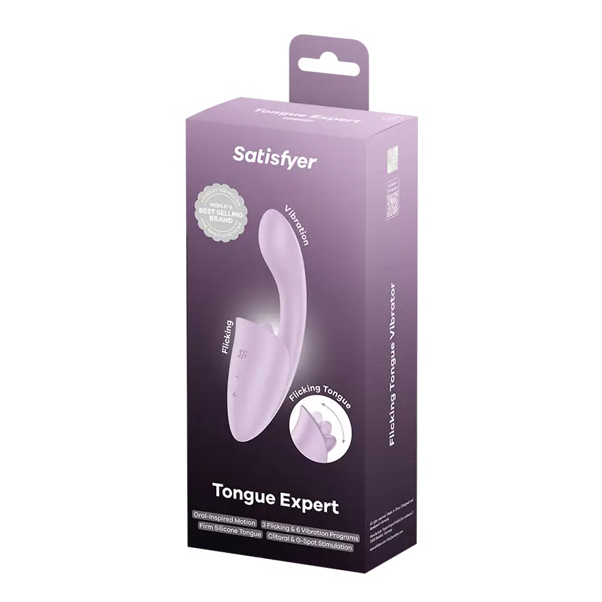 Satisfyer Tongue Expert – Dual Stimulation Vibrator Lavender