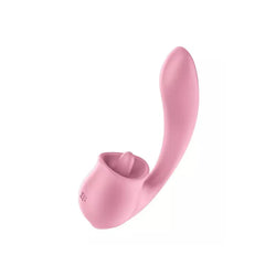 Satisfyer Tongue Genius Dual Stimulator – Clitoral & G-Spot Vibrator Pink