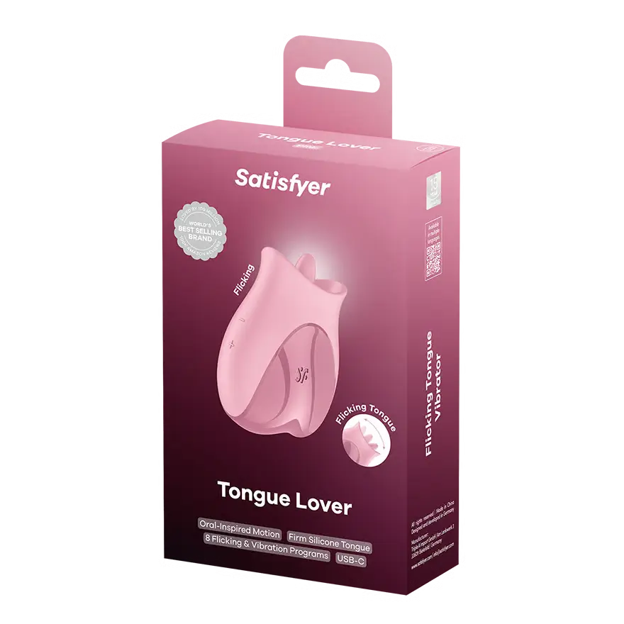 Satisfyer Tongue Lover Clitoral Vibrator Pink