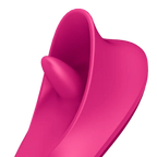 Satisfyer Tongue Master Clitoral Vibrator Hot Pink