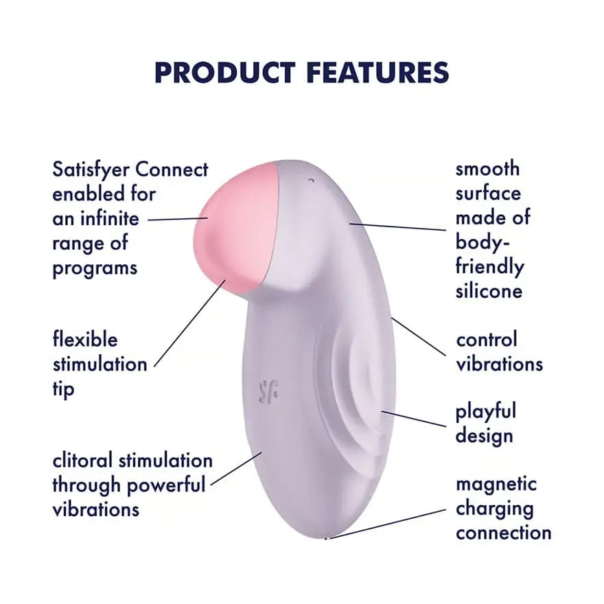 Satisfyer Tropical Tip Lay - on Vibrator - Rolik®