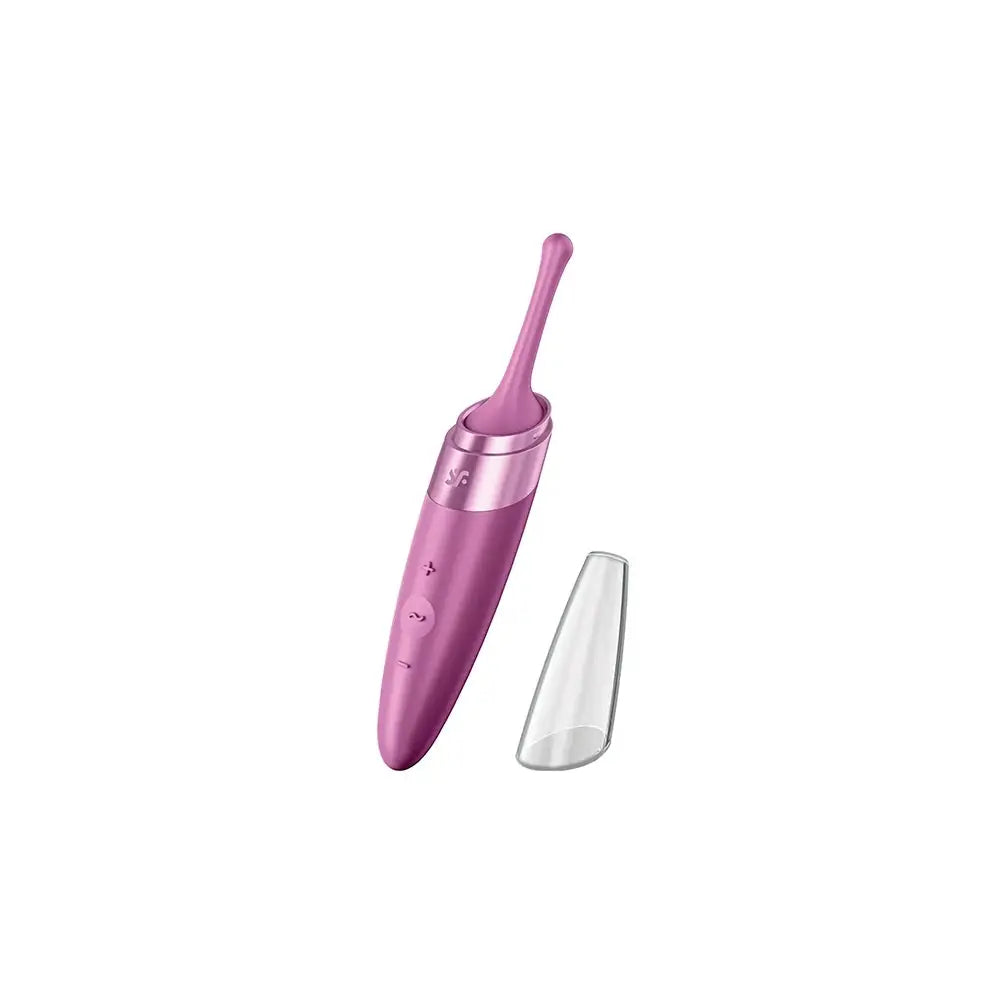 Satisfyer Twirling Delight Tip Vibrator - Precision Clitoral Stimulation Mulberry