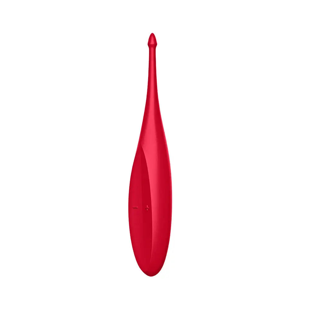 Satisfyer Twirling Fun PinPoint Vibrator - Poppy Red