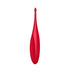 Satisfyer Twirling Fun PinPoint Vibrator - Poppy Red
