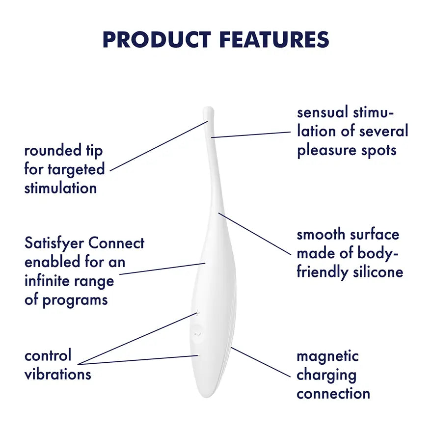Satisfyer Twirling Joy Smart Tip Vibrator - Rolik®
