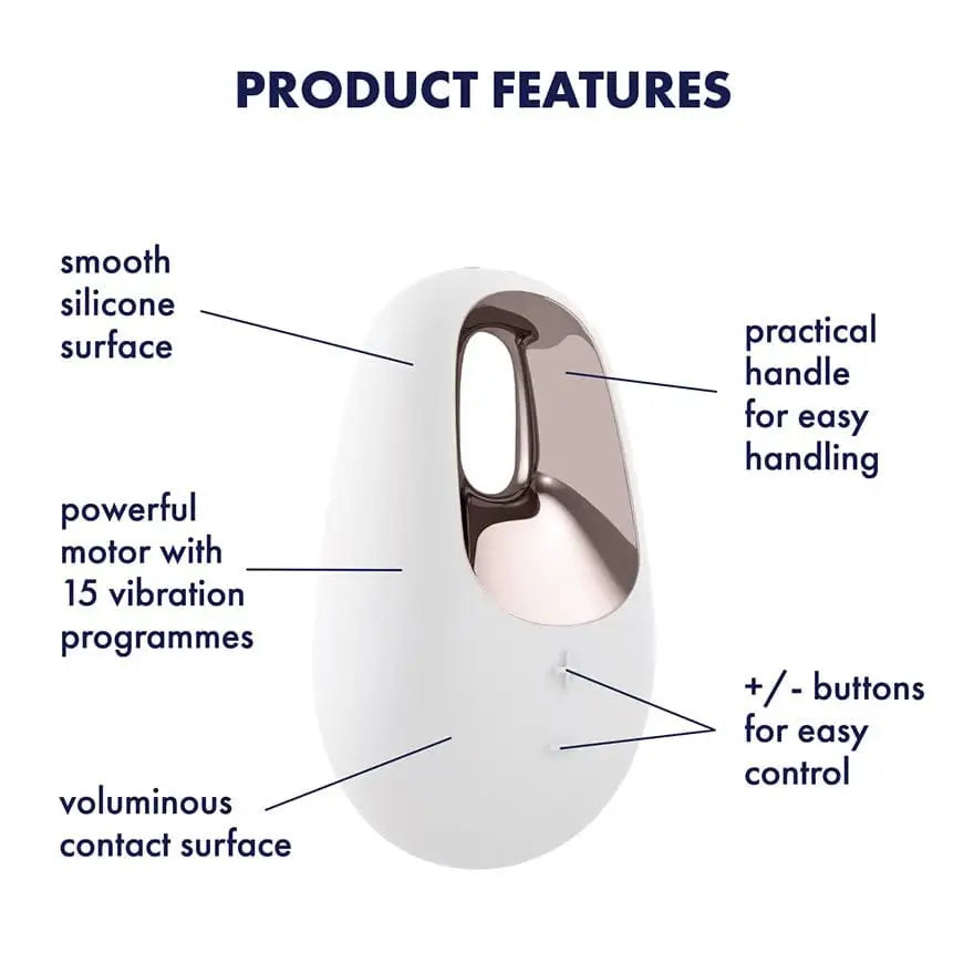Satisfyer White Temptation Lay - on Vibrator - Rolik®