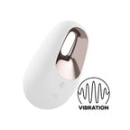 Satisfyer White Temptation Lay-On Vibrator - 15 Vibration Modes
