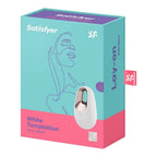 Satisfyer White Temptation Lay-On Vibrator - 15 Vibration Modes