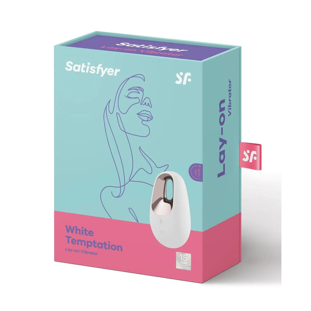 Satisfyer White Temptation Lay - on Vibrator