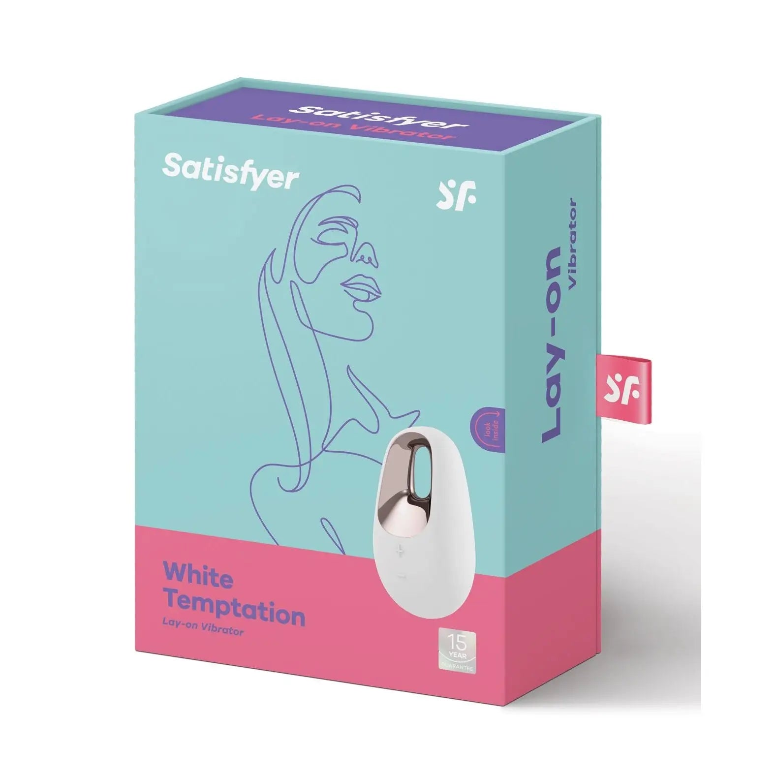 Satisfyer White Temptation Lay - on Vibrator
