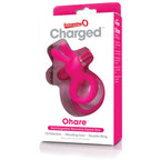 Screaming O® Charged™ Ohare® Rechargeable Rabbit Vibrator - C-Ring