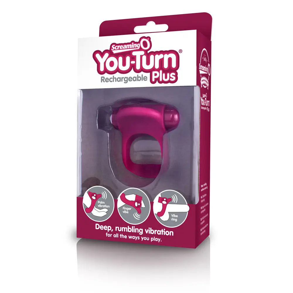 Screaming O® Charged™ You - Turn® Plus Vibrating C - Ring - C-Ring
