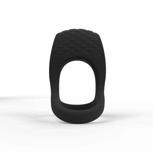 Screaming O® O Big Pro Strapped Rechargeable Vibrating Ring Black