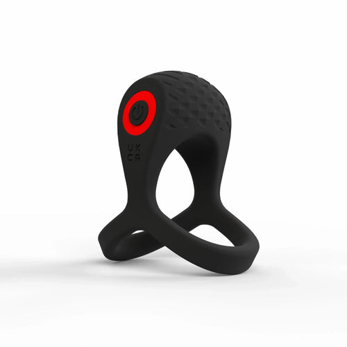 Screaming O® O Big Pro Strapped Rechargeable Vibrating Ring Black