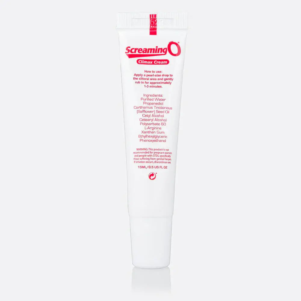 Screaming O® O Climax Cream - Natural Clitoral Stimulating Gel with L-Arginine